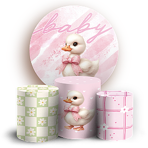 Capas Painel Redondo e Trio Cilindro Sublimado - Ganso