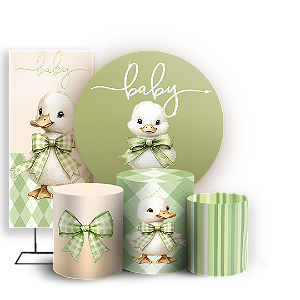 Capas Painel Redondo Trio Cilindro e Faixa Lateral Sublimado - Ganso