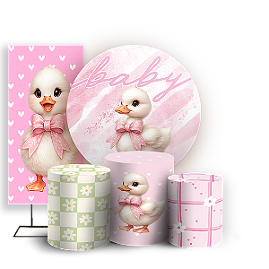 Capas Painel Redondo Trio Cilindro e Faixa Lateral Sublimado - Ganso