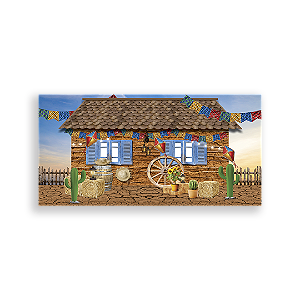 Capa Painel Retangular Sublimado - Festa Junina