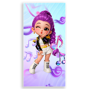 Capa Faixa Lateral Sublimado - Guerreiras Do K-Pop