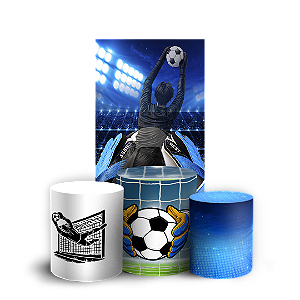 Capas Faixa Lateral e Trio Cilindro Sublimado Vest Facil - Futebol Goleiro