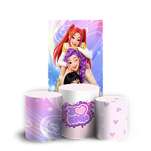 Capas Faixa Lateral e Trio Cilindro Sublimado Vest Facil - Guerreiras Do K-Pop