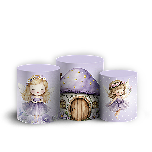 Capas Trio Cilindro Sublimado Vest Facil - Fadinha