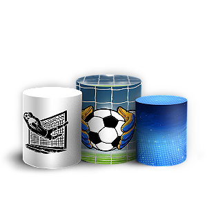 Capas Trio Cilindro Sublimado Vest Facil - Futebol Goleiro