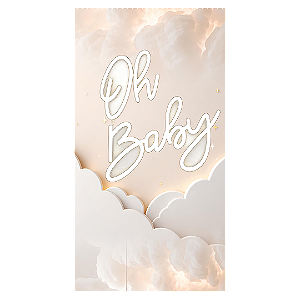 Capa Faixa Lateral Sublimado - Ursinho Oh Baby