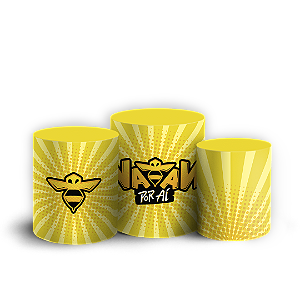 Capas Trio Cilindro Sublimado Vest Facil - Natan Por Aí