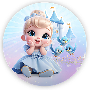 Mini Painel Sublimado - Cinderel