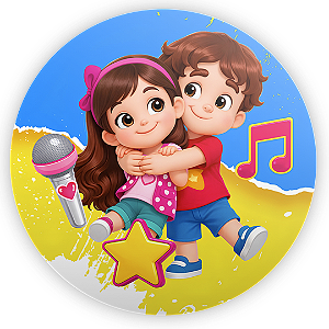 Mini Painel Sublimado - Maria Clara E Jp
