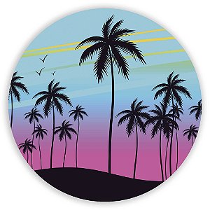 Capa Painel Redondo Sublimado - Tardezinha