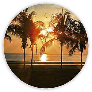 Capa Painel Redondo Sublimado - Tardezinha