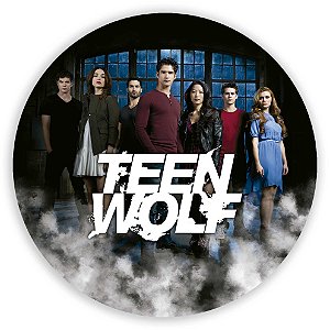 Capa Painel Redondo Sublimado - Teen Wolf