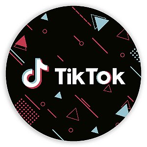 Capa Painel Redondo Sublimado - TikTok