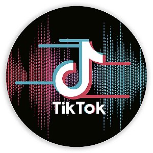 Capa Painel Redondo Sublimado - Tiktok Sonoro