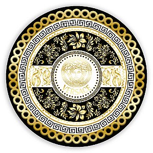 Capa Painel Redondo Sublimado - Versace