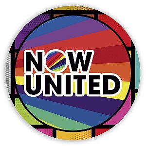 Capa Painel Redondo Sublimado - Now United