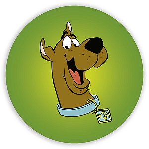Capa Painel Redondo Sublimado - Scooby Doo