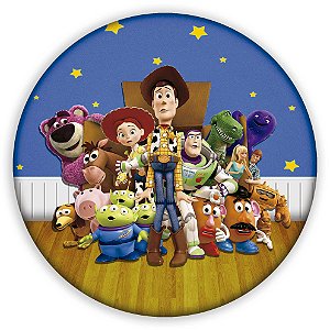 Capa Painel Redondo Sublimado - Toy Story