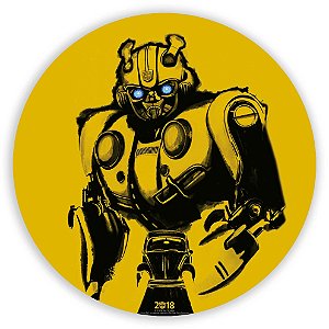 Capa Painel Redondo Sublimado - Transformers