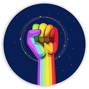 Capa Painel Redondo Sublimado - LGBT LGBT