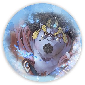 Capa Painel Redondo Sublimado - Jinbe One Piece Jinbe One Piece