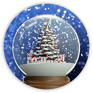 Capa Painel Redondo Sublimado - Natal - Ano Novo