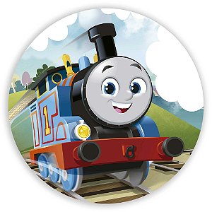 Capa Painel Redondo Sublimado - Thomas and Friends