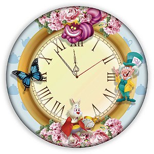 Capa Painel Redondo Sublimado - Alice
