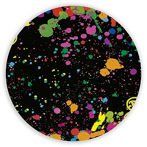 Capa Painel Redondo Sublimado - Neon