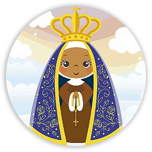 Capa Painel Redondo Sublimado - Nossa Senhora