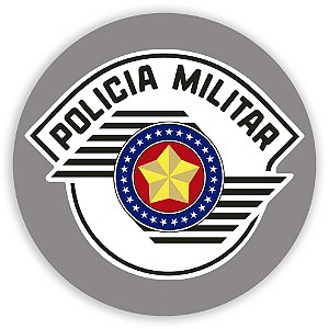 Capa Painel Redondo Sublimado - Policia