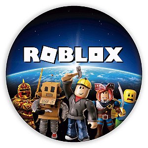 Capa Painel Redondo Sublimado - Roblox