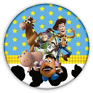 Capa Painel Redondo Sublimado - Toy Story