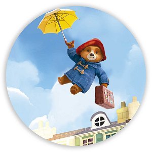 Capa Painel Redondo Sublimado - Urso Paddington