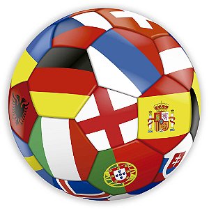 Capa Painel Redondo Sublimado - Futebol