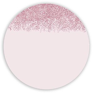 Capa Painel Redondo Sublimado - Glitter Glitter
