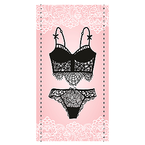 Capa Faixa Lateral Sublimado - Lingerie
