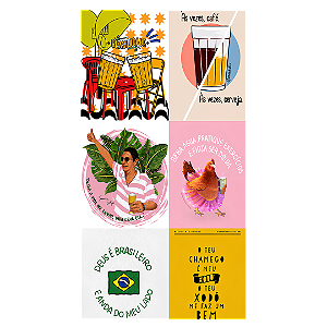 Capa Faixa Lateral Sublimado - Brasilidade