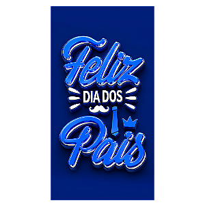 Capa Faixa Lateral Sublimado - Dia dos Pais