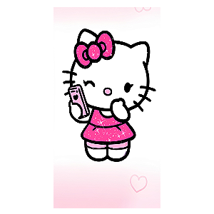 Capa Faixa Lateral Sublimado - Hello Kitty