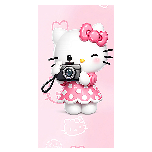 Capa Faixa Lateral Sublimado - Hello Kitty