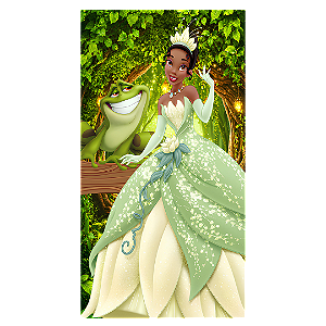 Capa Faixa Lateral Sublimado - Princesa Tiana