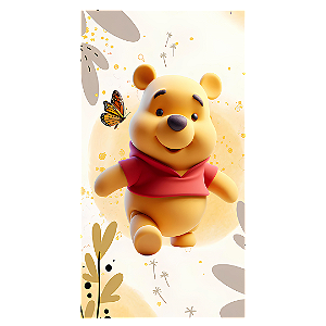 Capa Faixa Lateral Sublimado - Ursinho Pooh