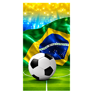 Capa Faixa Lateral Sublimado - Brasil Copa do Mundo