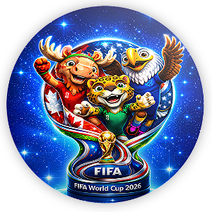 Capa Painel Redondo Sublimado - Copa do Mundo Brasil