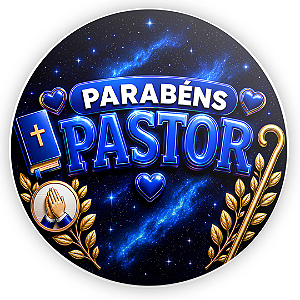 Capa Painel Redondo Sublimado - Pastor