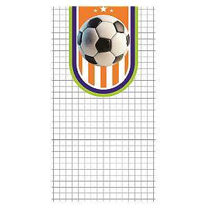 Capa Faixa Lateral Sublimado - Futebol Menino