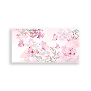 Capa Painel Retangular Sublimado - Jardim Aquarelado