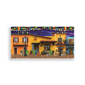 Capa Painel Retangular Sublimado - Festa Junina
