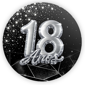 Capa Mini Painel Sublimado - 18 Anos
